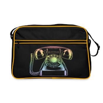 telephone - Retro Bag - black/gold - Front