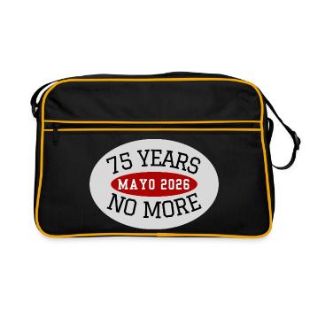 Mayo, 75 ans sans fin - Sac Retro - noir/or - Devant
