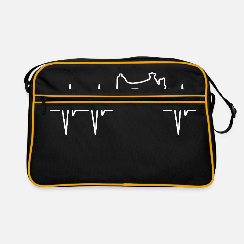 Rythme cardiaque à coudre | Machine à coudre DIY | Sac Retro