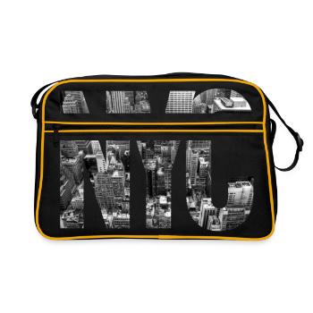 NYC - Retro Bag - black/gold - Front