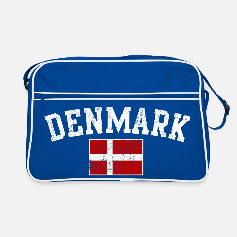 Typographie du drapeau arche du Danemark Sac Retro