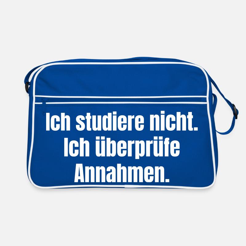 I check assumptions as a PhD student Retro Bag