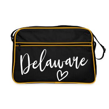 Delaware Heart Women’s Love Delaware - Sac Retro - noir/or - Devant