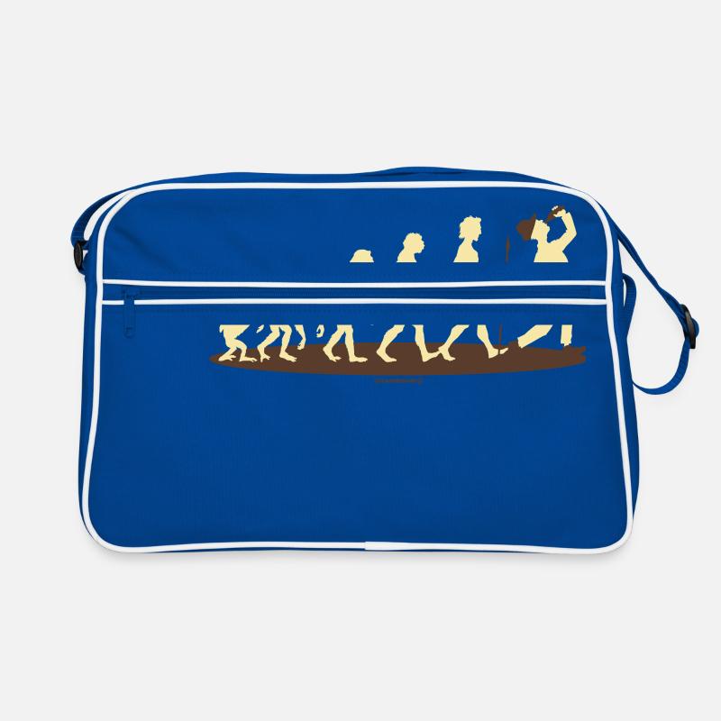FUN - Evolution Bayer Bier - Geschenk - Bestseller Retro Tasche