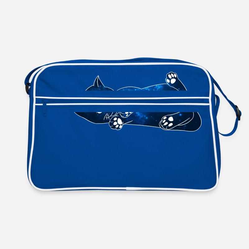 Galaxy Cat [Blue] Retro Bag