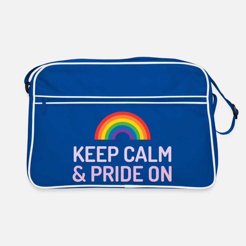 Pride Month - Ruhe bewahren und stolz sein Retro Tasche