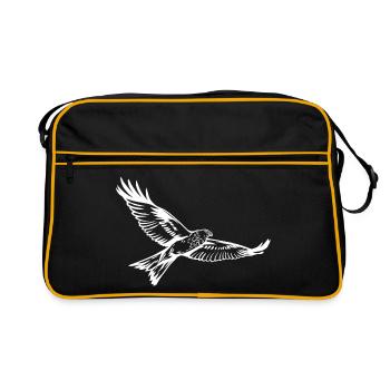 Milan en blanc - Sac Retro - noir/or - Devant