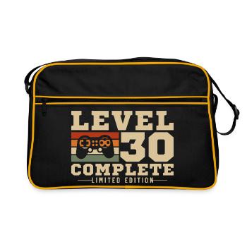 Niveau 30 complete - Sac Retro - noir/or - Devant