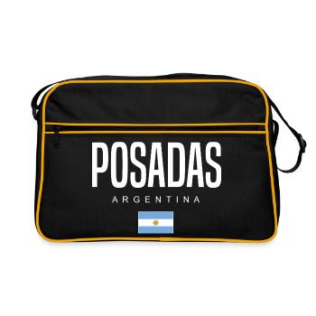 Posadas Argentine Argentins - Sac Retro - noir/or - Devant