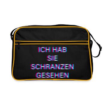 Hardtekk Tekk - Retro Bag - black/gold - Front