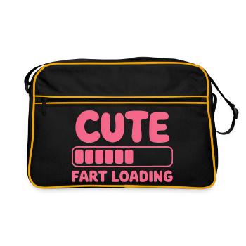 Dictons de pet, pets, cadeau de pets drôles - Sac Retro - noir/or - Devant
