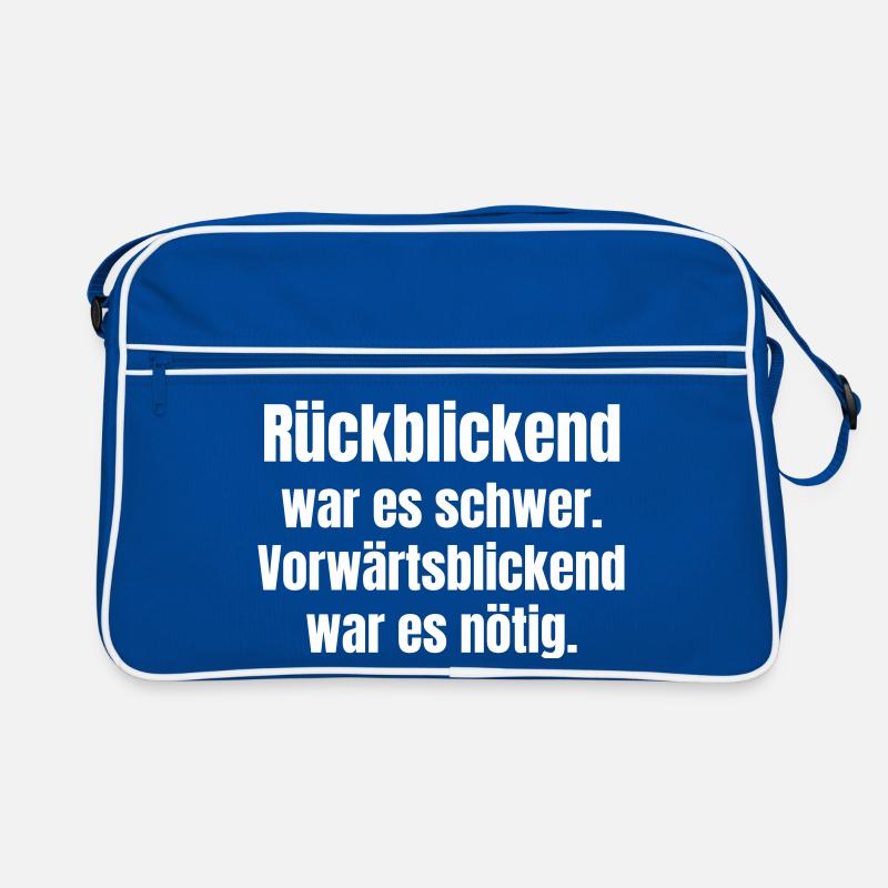Difficile avec le recul, nécessaire pour aller de l’avant Sac Retro