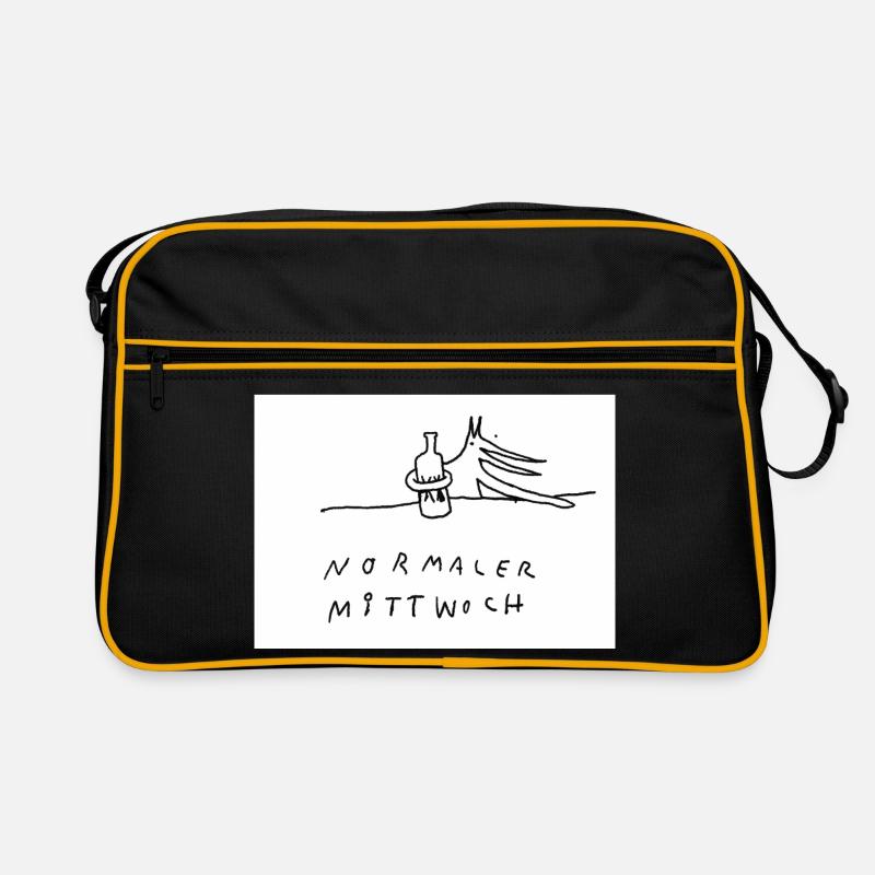 normaler_Mittwoch - Sac Retro - noir/or