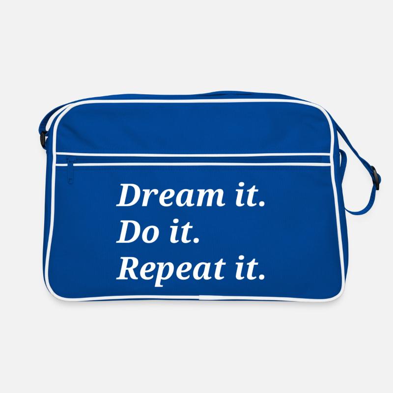 Dream it Do it Repeat it Retro Bag