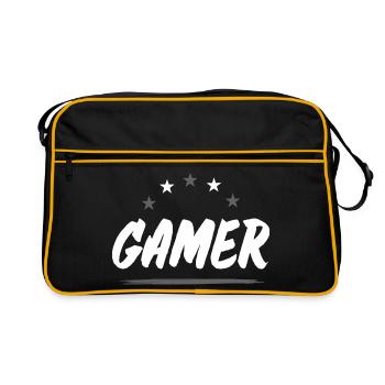 Profession de joueur - Sac Retro - noir/or - Devant