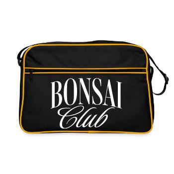 Bonsai Club - Retro Tasche - Schwarz/Gold - Vorne