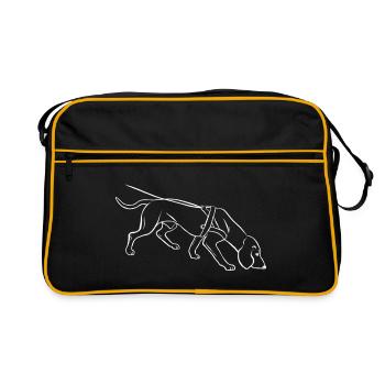 Nachsuche - Sac Retro - noir/or - Devant