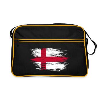 England flag used - Retro Bag - black/gold - Front