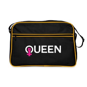 Reine Vénus Féminisme Femmes - Sac Retro - noir/or - Devant