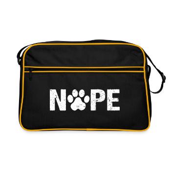 Nope Dog Patte de chien - Sac Retro - noir/or - Devant
