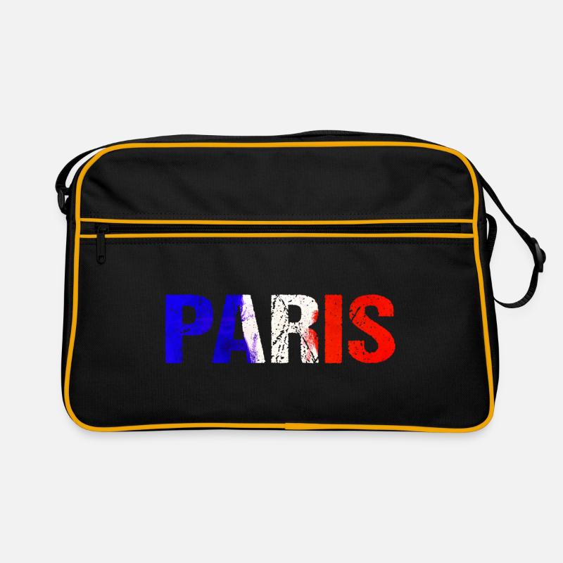 Drapeau Paris France Sac Retro