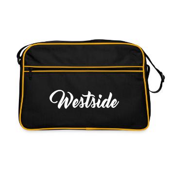Westside Westen Ouest - Sac Retro - noir/or - Devant