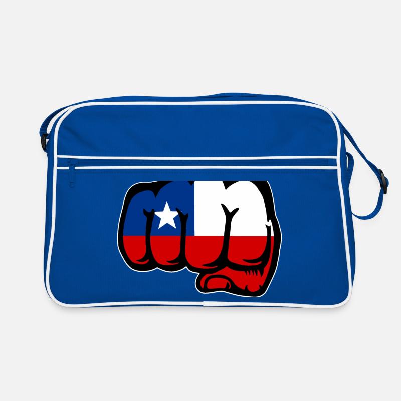 Chile Flagge Faust Retro Tasche