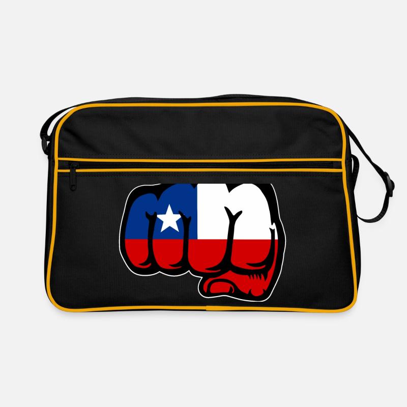 Poing du drapeau du Chili Sac Retro