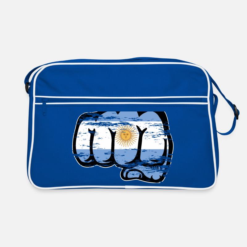 Poing du drapeau argentin utilisé Sac Retro