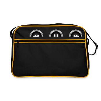 Audio control buttons - Retro Bag - black/gold - Front