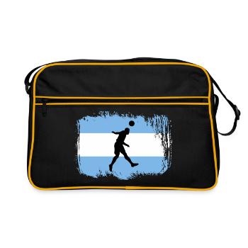 Football Argentine Sports - Sac Retro - noir/or - Devant