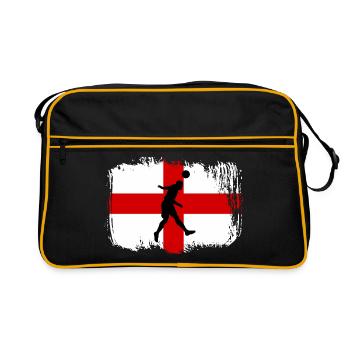 Football Angleterre Sports - Sac Retro - noir/or - Devant