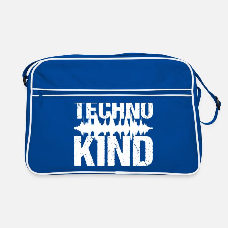 Techno Kind Techno Musik Retro Tasche