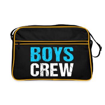 BOYS CREW Team Boys - Retro Bag - black/gold - Front