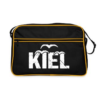 Kiel Seagull Hanseatic City of Kiel - Retro Bag - black/gold - Front
