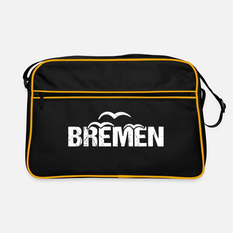 Bremen Möwen Hansestadt Bremen Retro Tasche