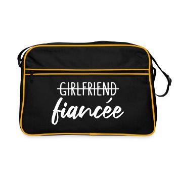 Fiancée fiancée fiançailles - Sac Retro - noir/or - Devant
