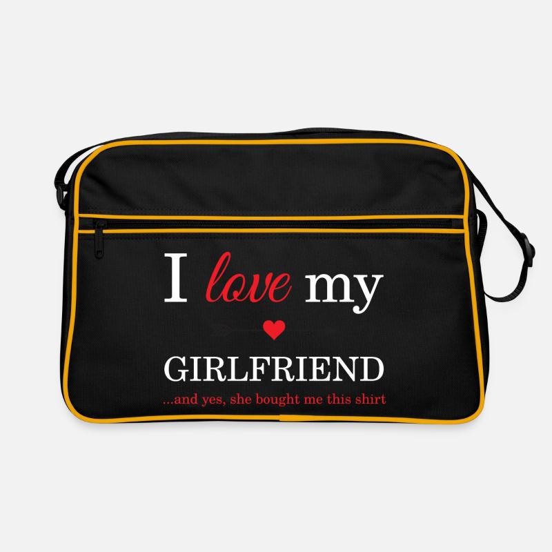 J'aime ma copine Sac Retro