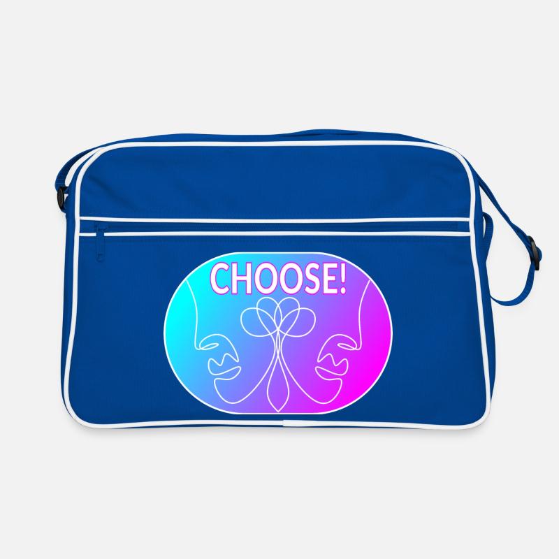 Dessin au trait - Choisir Sac Retro