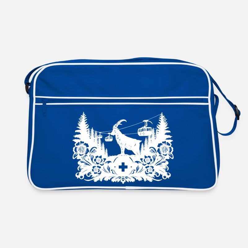 Steinbock_1_white_ Retro Tasche