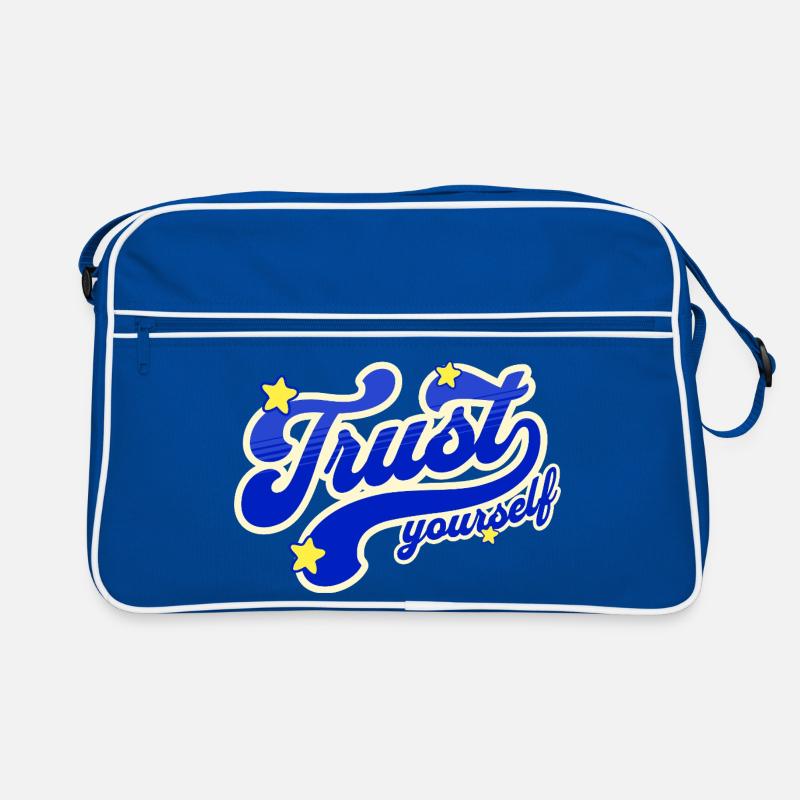 Self-Confidence Starry Script Retro Bag