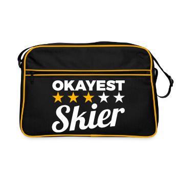 Les skis les plus corrects - Sac Retro - noir/or - Devant