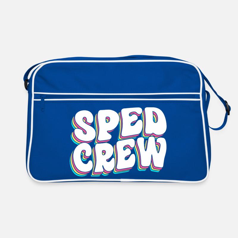 Sonderschule Lehrer Förderschule Pädagoge Retro Tasche