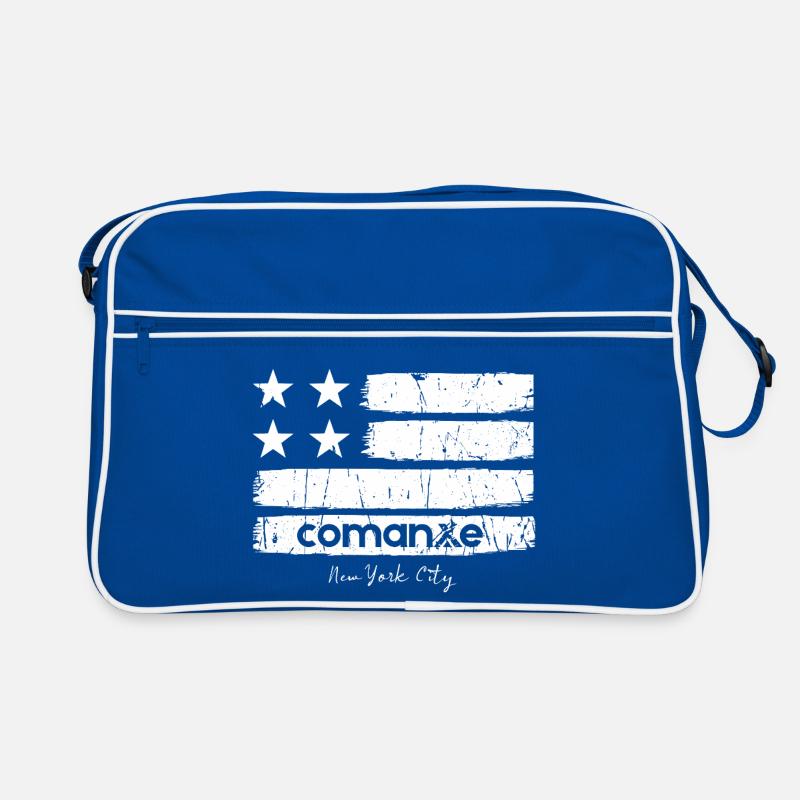 Coups de drapeau avec New York Sac Retro