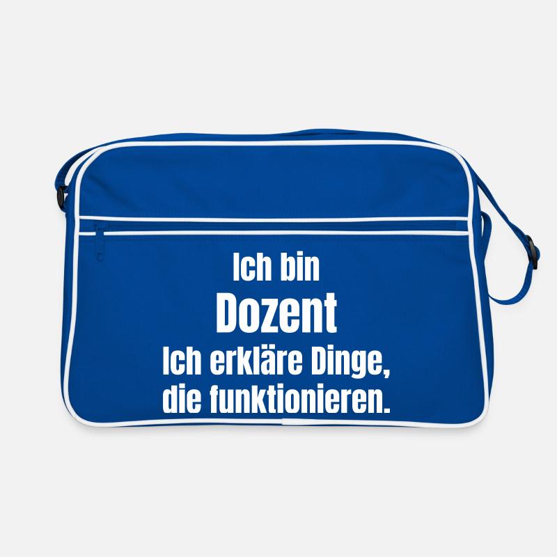 I'm a lecturer – explaining things Retro Bag