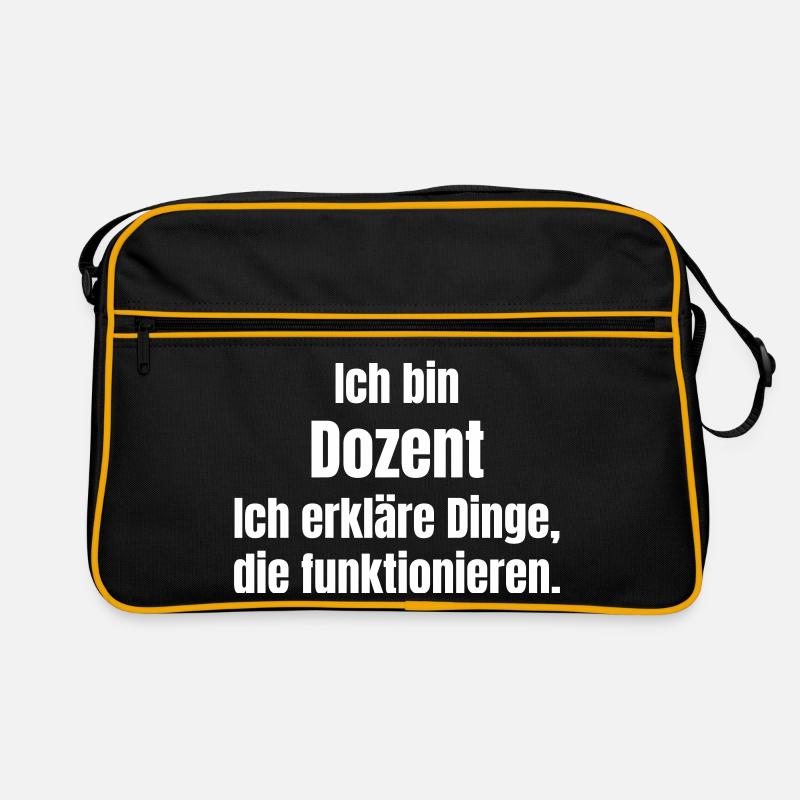 I'm a lecturer – explaining things Retro Bag