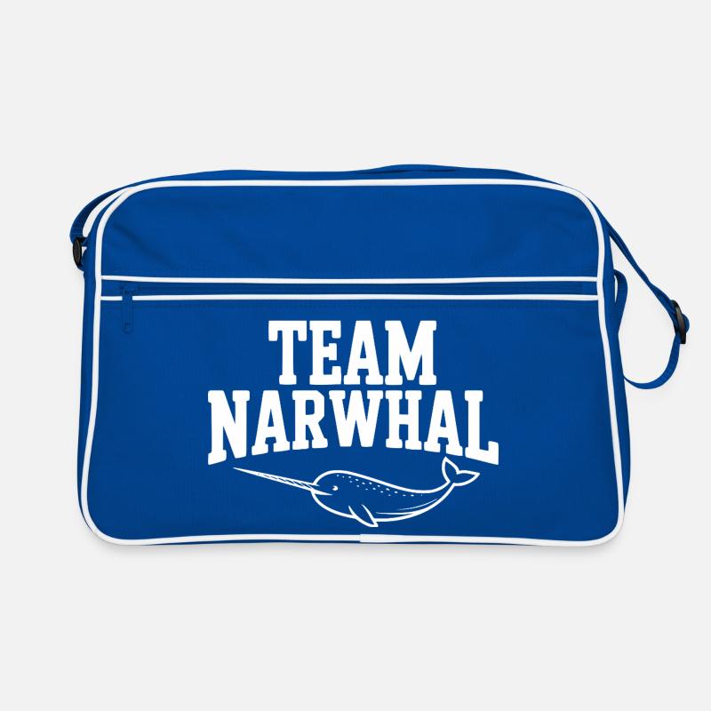 Team Narwhal Retro Tasche