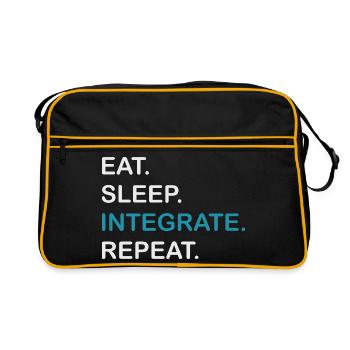 Integrate Repeat HPLC Performance Chromatography - Retro Bag - black/gold - Front