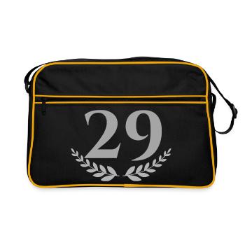 29 - Sac Retro - noir/or - Devant
