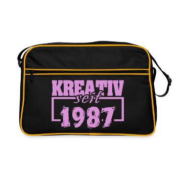 Creative 1987 - Retro Bag - black/gold - Front